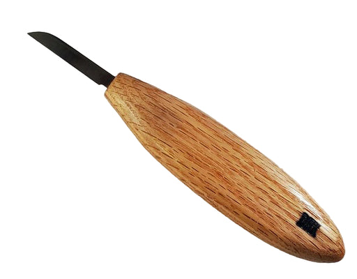 Deep Holler Carving Knife- 1.75"- FLAT GRIND-CIGAR HANDLE