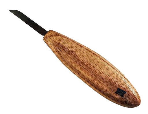 Deep Holler Carving Knife- 2"- FLAT GRIND-CIGAR HANDLE
