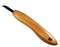 Deep Holler Carving Knife- 1.25"- FLAT GRIND-D HANDLE