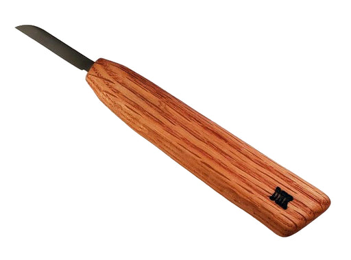 Deep Holler Carving Knife- 1.75"- FLAT GRIND-MEDIUM HANDLE