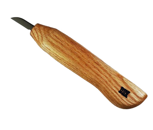 Deep Holler Carving Knife- 1"- FLAT GRIND-STANDARD HANDLE