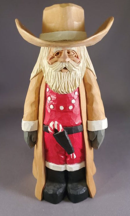 Santa - Myron Bowman Original Woodcarving