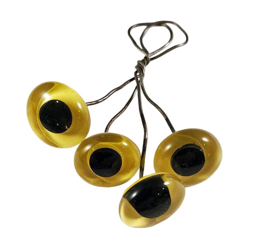 Light YELLOW-OWL-LARGE PUPIL eyes-SALE