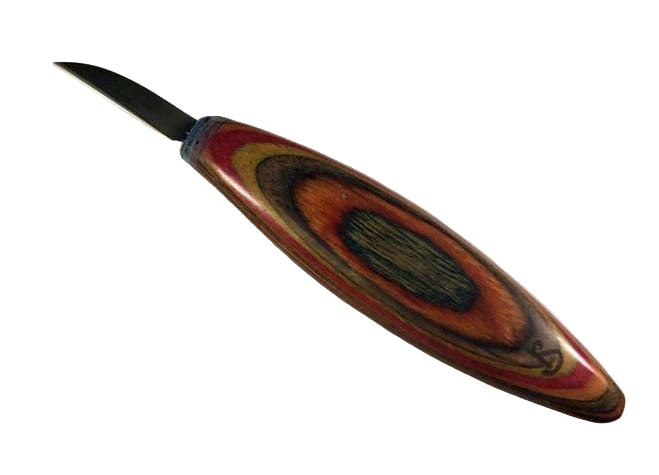 Silvern 1.5" Carvers Knife OVAL-Brown