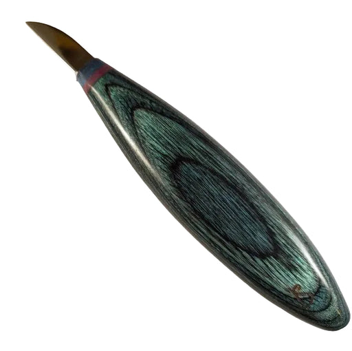 Silvern 1" Detail Knife-OVAL-Blue*