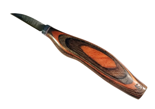 Silvern 1.5" Carvers Knife FINGER-Brown