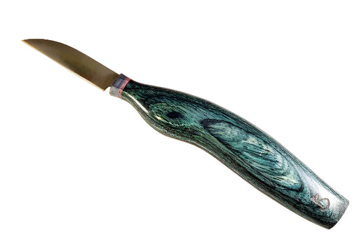 Silvern 2" Roughout Knife-FINGER-Blue