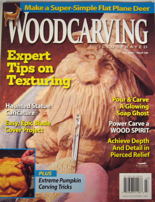 Woodcarving Illustrated Magazine-Fall 2024