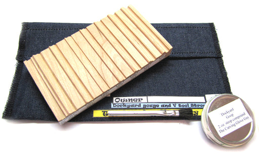 Pocket sharpening leather strop for carving tools – Wood carving