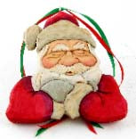 Mr Claus Santa Ornament Basswood Blank/Cutout Kit