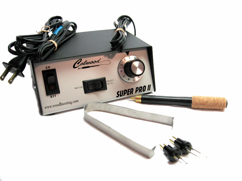 Colwood Super Pro Deluxe Woodburning Kit w/ Replaceable Tips DKSR (Cas –  Long Island Wood Working Supply
