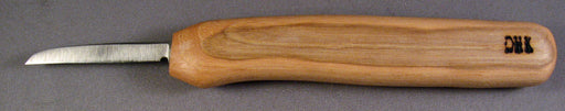 Deep Holler Carving Knife- 2"- FLAT GRIND-SLIM HANDLE