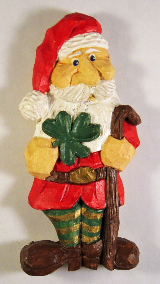 IRISH Santa Ornament Basswood Blank/Cutout Kit