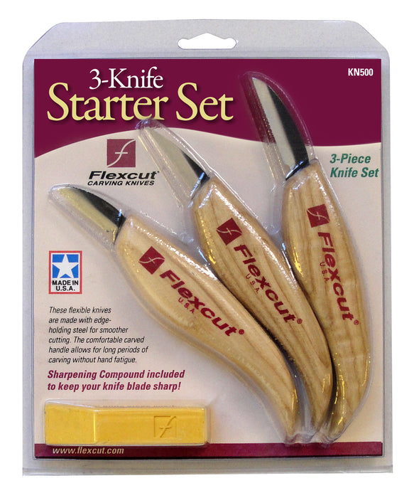 Flexcut 3 Knife Starter Set