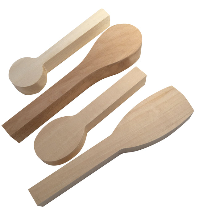 Spoon Blanks 4 PACK — Mountain Woodcarvers