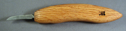 Deep Holler Carving Knife- 1.75"- FLAT GRIND-A HANDLE