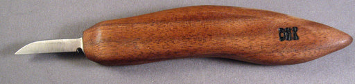 Deep Holler Carving Knife- 1-3/8"- FLAT GRIND-A HANDLE