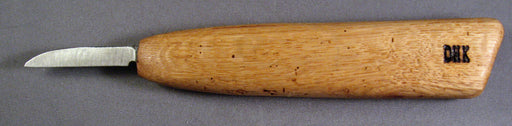 Deep Holler Carving Knife- 1.75"- FLAT GRIND-MEDIUM HANDLE