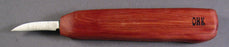Deep Holler Carving Knife- 1.5"- FLAT GRIND-SLIM HANDLE