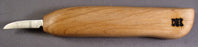 Deep Holler Carving Knife- 1-3/8"- FLAT GRIND-STANDARD HANDLE
