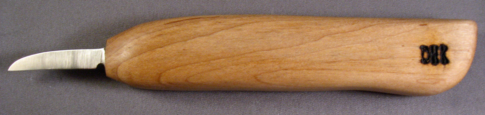 Deep Holler Carving Knife- 1-3/8"- FLAT GRIND-STANDARD HANDLE