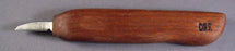 Deep Holler Carving Knife- 1"- FLAT GRIND-STANDARD HANDLE