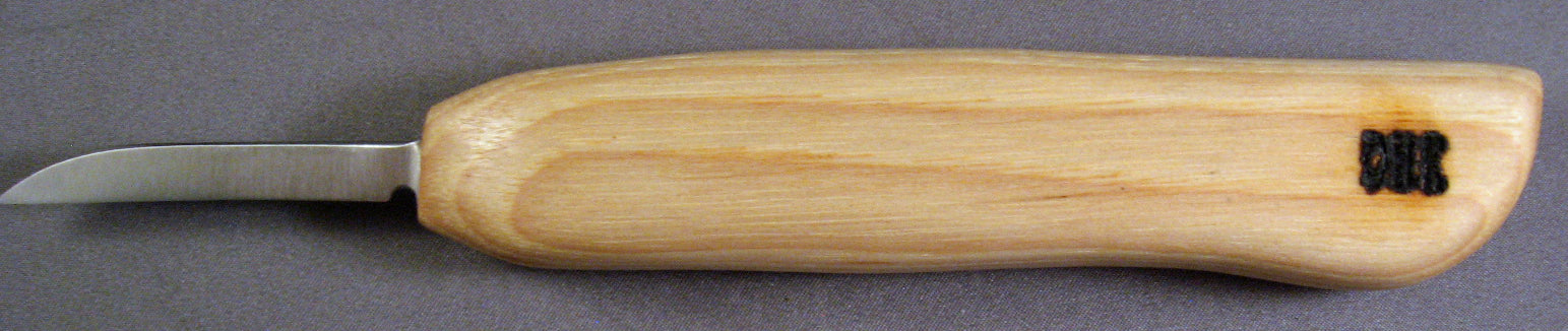 Deep Holler Carving Knife- 2"- FLAT GRIND-STANDARD HANDLE