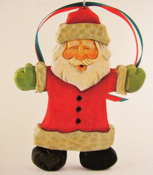 Jolly Santa Ornament Basswood Blank/Cutout Kit
