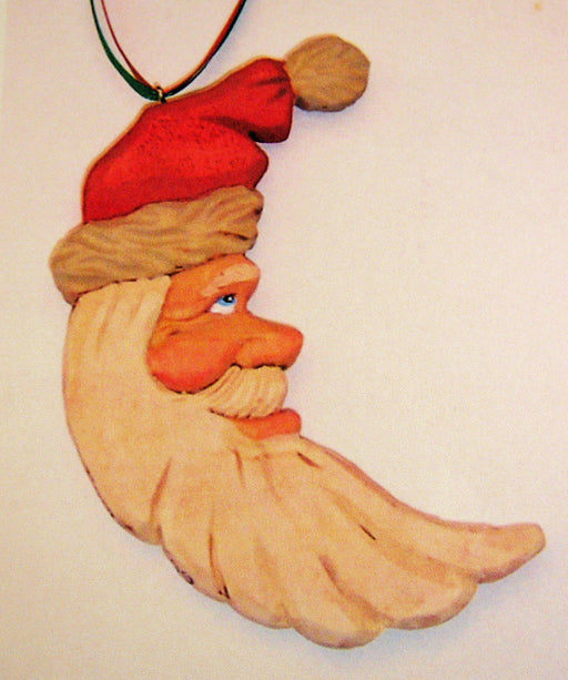 Moonbeam Santa Ornament Basswood Blank/Cutout Kit