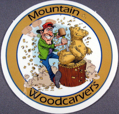 Bear Carver Sticker